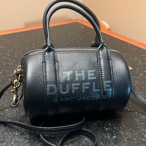 Marc Jacobs the Duffle Bag Black Leather Size Mini